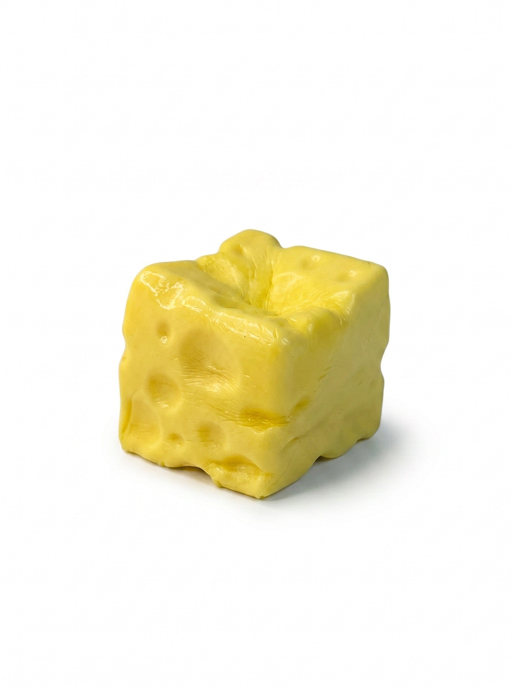 Squishy Cașcaval Pătrat Antistres, Jucărie Moale
