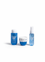 Travel Kit Diamond Aqua, set cadou corp – body mist 40 ml, gel de dus 90 ml, crema de corp 50 ml