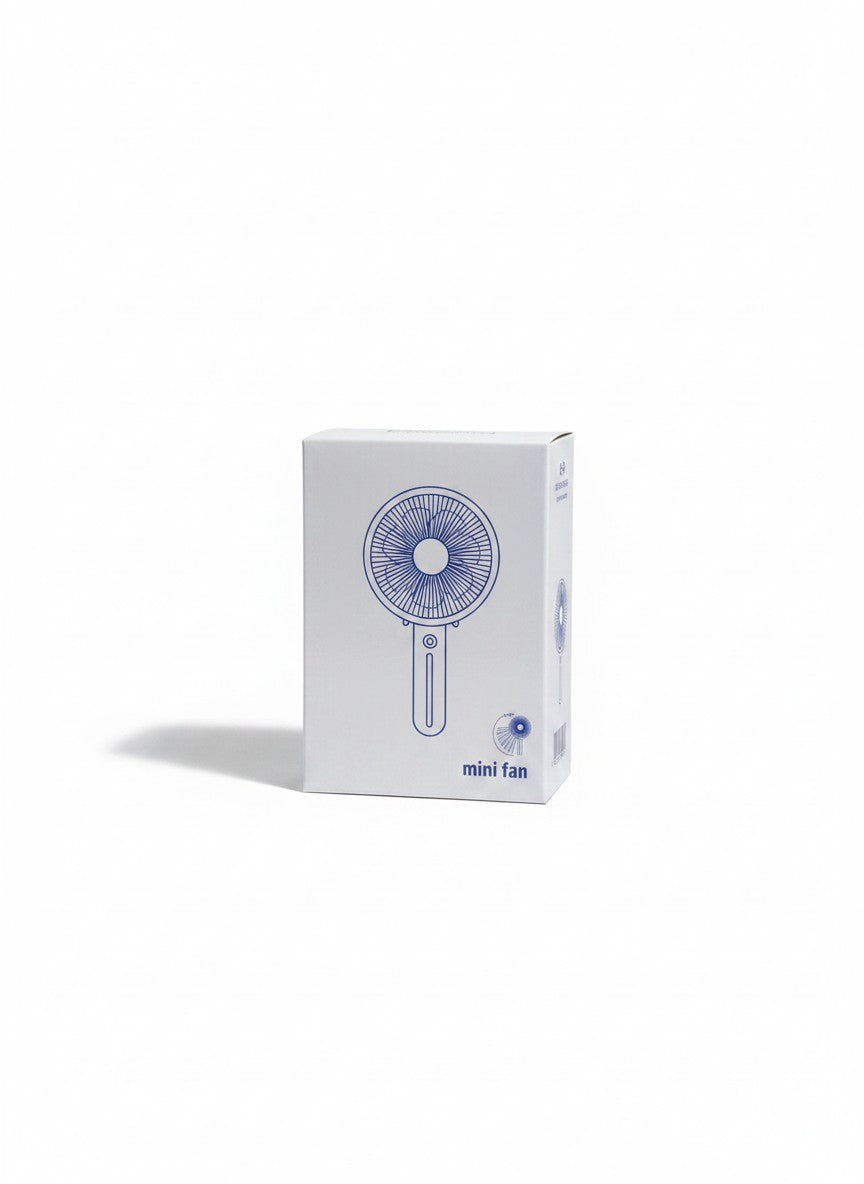 Ventilator portabil de mana reincarcabil USB, verde