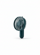 Ventilator portabil de mana reincarcabil USB, verde
